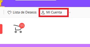 añadir direccion Aliexpress